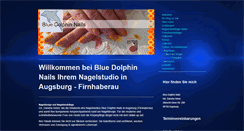Desktop Screenshot of bluedolphinnails.de