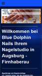 Mobile Screenshot of bluedolphinnails.de