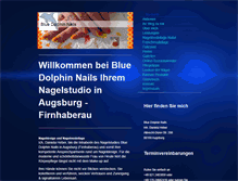 Tablet Screenshot of bluedolphinnails.de